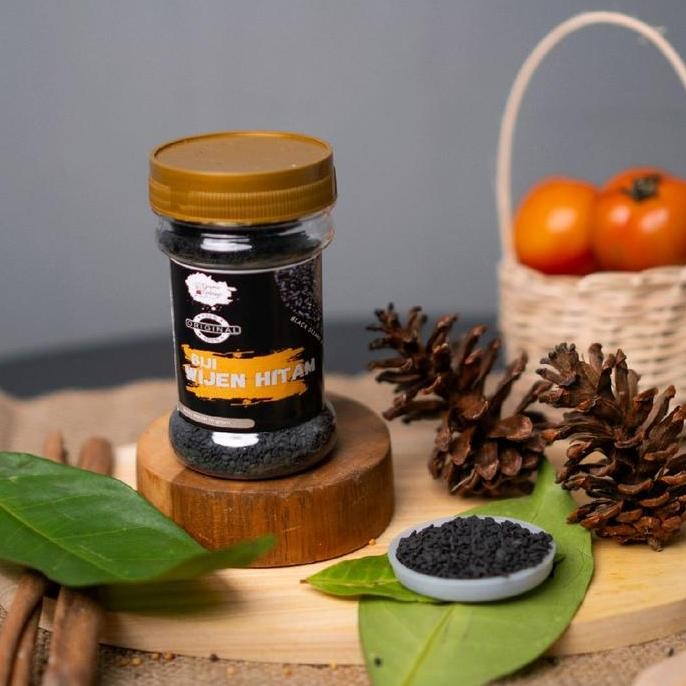 

Terlaris Dapoer Natasya - Wijen Hitam Black Sesame Pelengkap Masakan Murni Botol (70Gram)