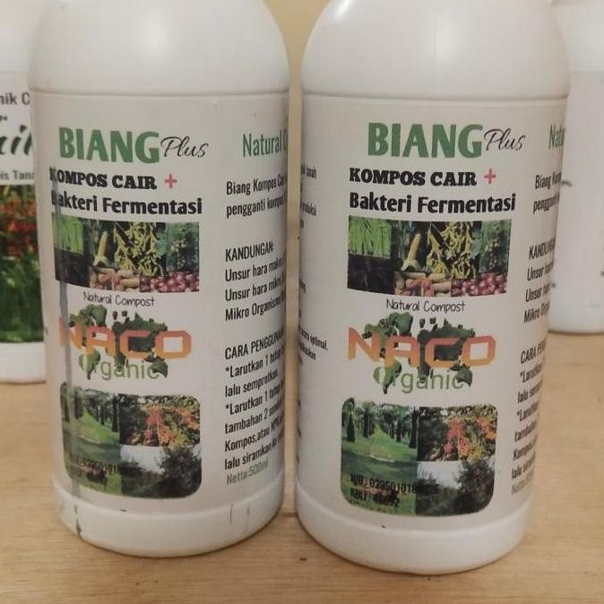 

Terlaris Ada Naco Plus Biang Pupuk Kompos Cair 500Ml Pengganti Pupuk Kandang/Padat