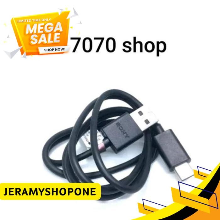 KABEL DATA. USB CHARGER SONY XPERIA XZ. XZS USB C ORIGINAL FAST TERMURAH 