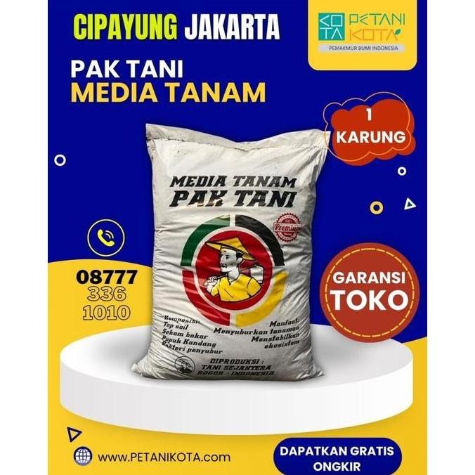 

Terlaris Ankn Media Tanam Pak Tani Kemasan Besar 15 Kg + Pupuk Kandang Sapi Kambing