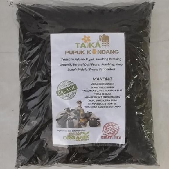 

Terlaris Bagus!!! Taikam 3 Kg Pupuk Kandang Organik Kotoran Kambing Murni Vermikompos