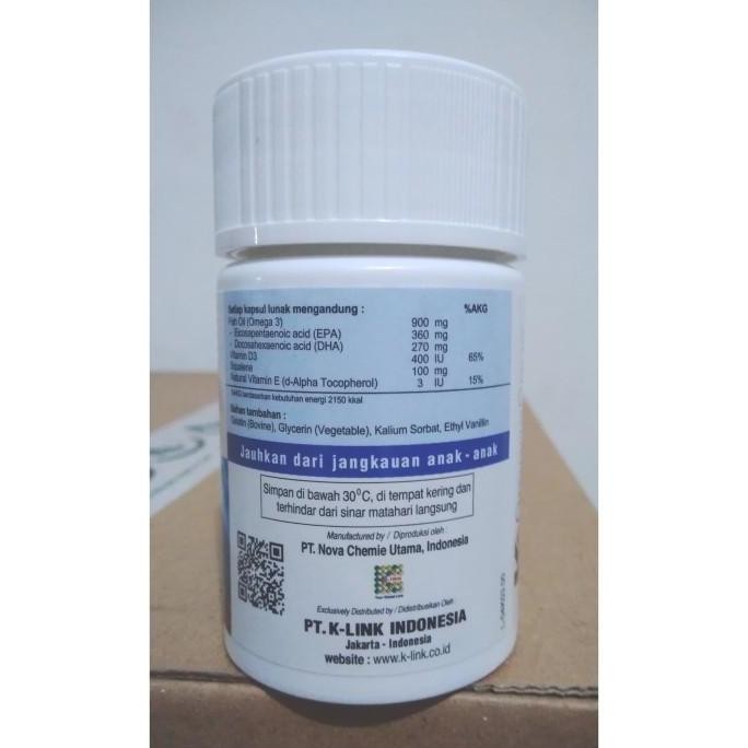 

Terlaris Suplemen Omega Squa Minyak Ikan Omega 3 Squalene Dha Epa Vitamin D3 Vitamin E