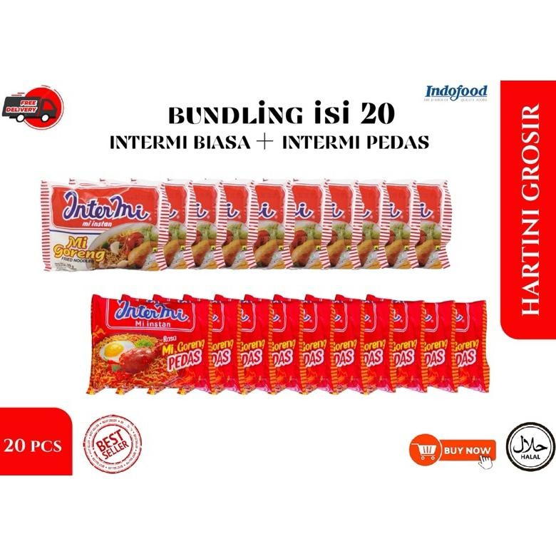 

( JATIM )INTERMIE GORENG X INTERMIE PEDAS X EKOMIE GORENG ( Paket 20 pcs ) nUg
