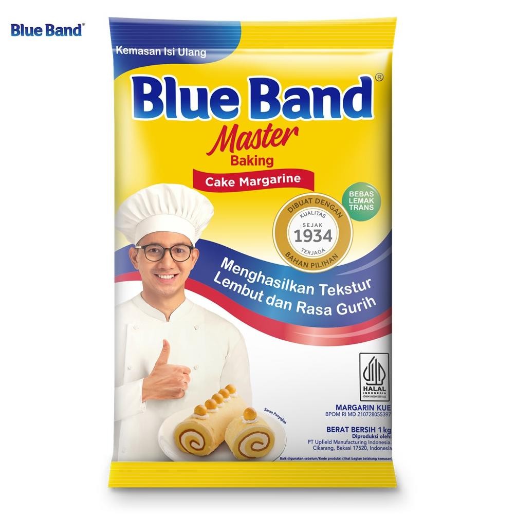 

Blue Band Master Cake Margarine 1 Kg Pouch BlueBand MCM nUg
