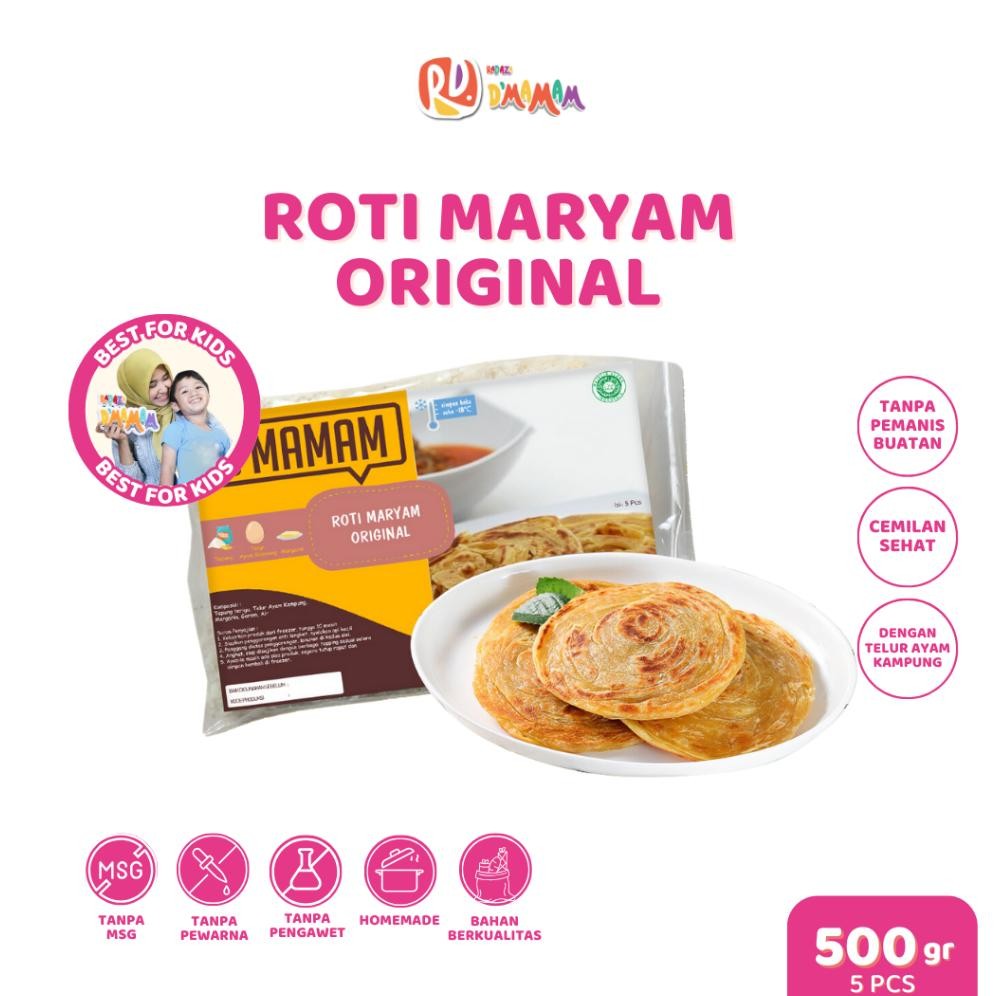 

D'MAMAM SBY Roti Maryam Original 500g Homemade / Roti Cane / Roti Canai nUg