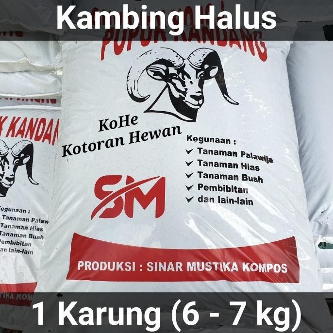 

Terlaris Pupuk Kandang Kambing Organik Halus (8 - 10 Kg), Go-Jek Grab Only Ori