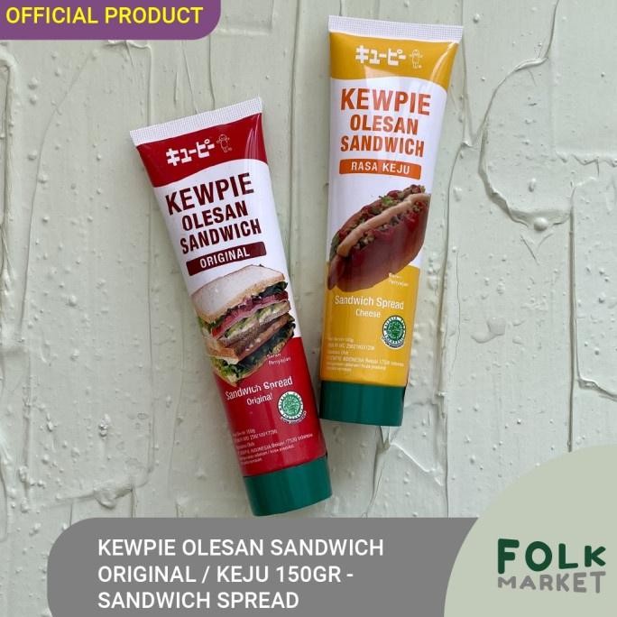 

KEWPIE Olesan Sandwich Original / Keju 150gr - Sandwich Spread Cheese AST nUg