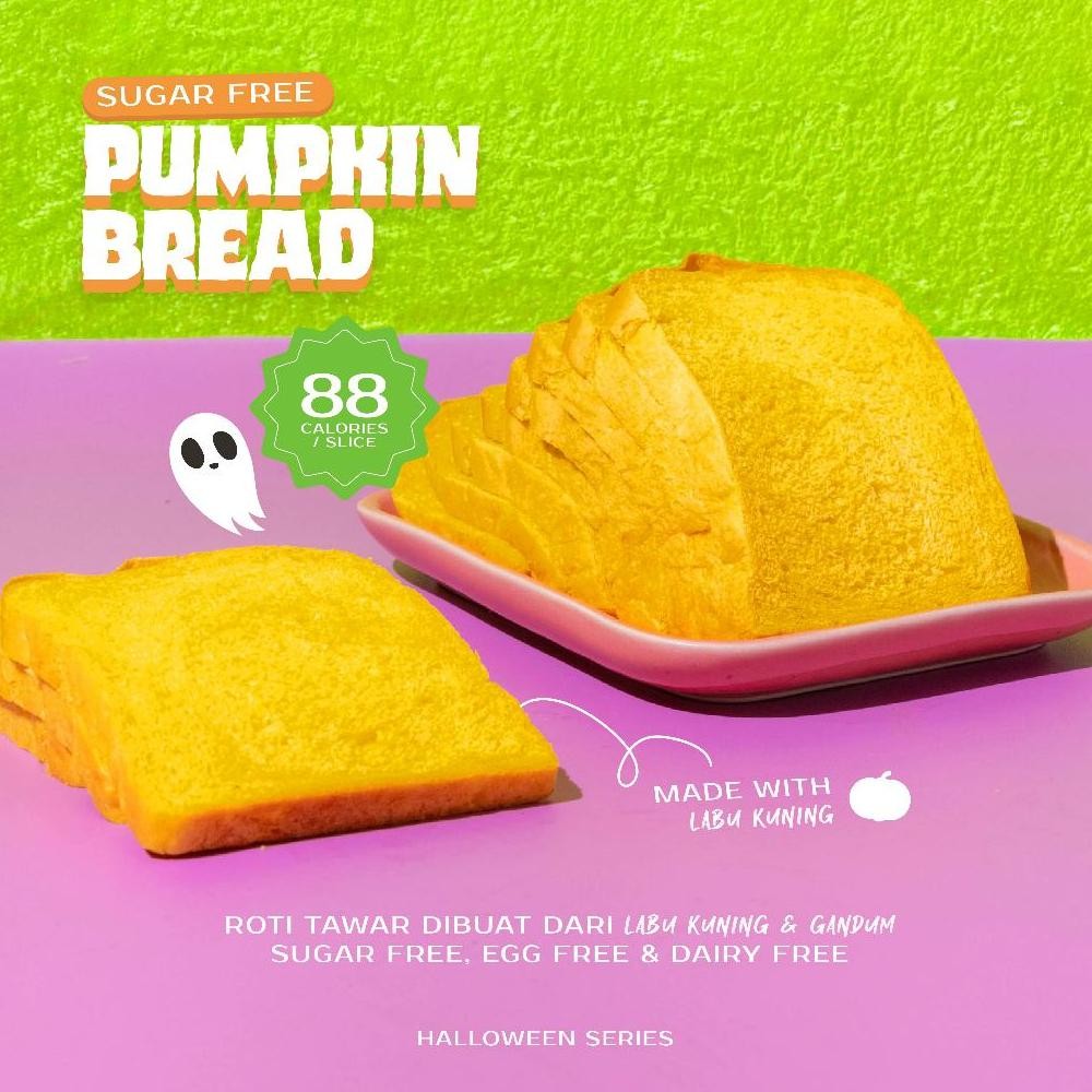 

Sugar Free Pumpkin Bread Roti Tawar (Labu Kuning) nUg
