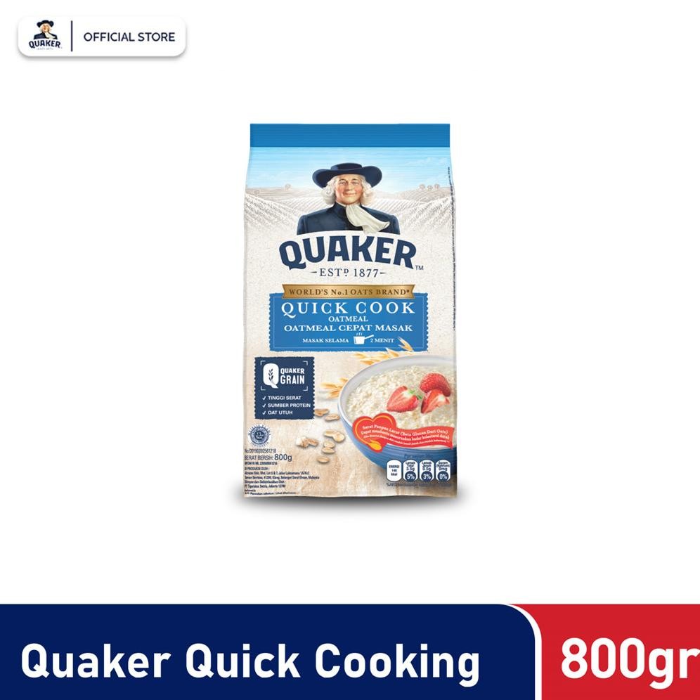 

Quaker Quick Cooking Oatmeal 800 gr AST nUg