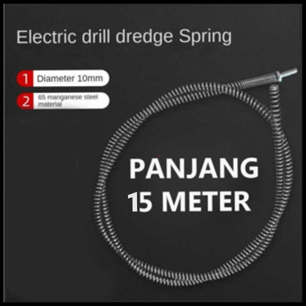 KAWAT BAJA PEMBERSIH SALURAN AIR MAMPET