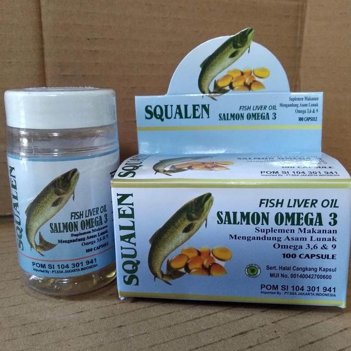 

Terlaris Squalene Fish Liver Oil Minyak Ikan Salmon Vitamin Pintar Dan Penambah