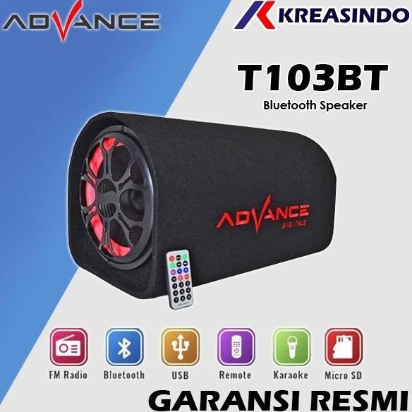 Speaker Portable Advance T103Bt T103 Bt Wifi Bluetooth New Stok