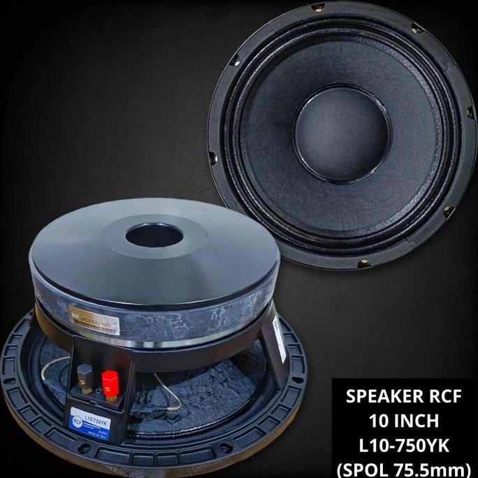 Speaker Rcf 10 Inch L10 750 Yk / L 10750 Yk / L10-750Yk Made In Italy New Stok