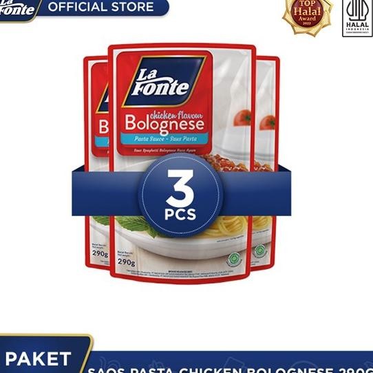 

LaFonteAo Pata Chien Bolognee 290Gr 3 Pc