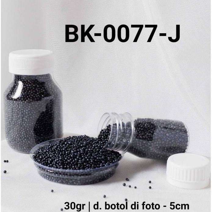 

$$$$] BK-0077-J Sprinkles sprinkle sprinkel 30 gram mutiara hitam black