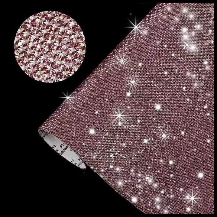 

Diy Stiker Kristal Berlian Imitasi 12*20Cm Rhinestone Sticker Self Adhesive Glass Rhinestone Sheet For Decoration