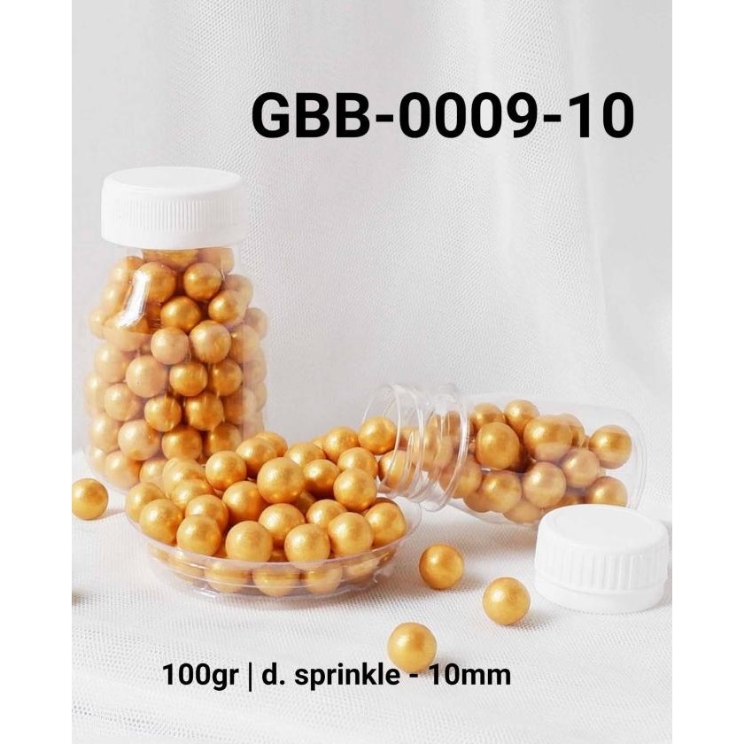 

:::::::] GBB-0009-10 Sprinkles sprinkle sprinkel 100 gram mutiara emas