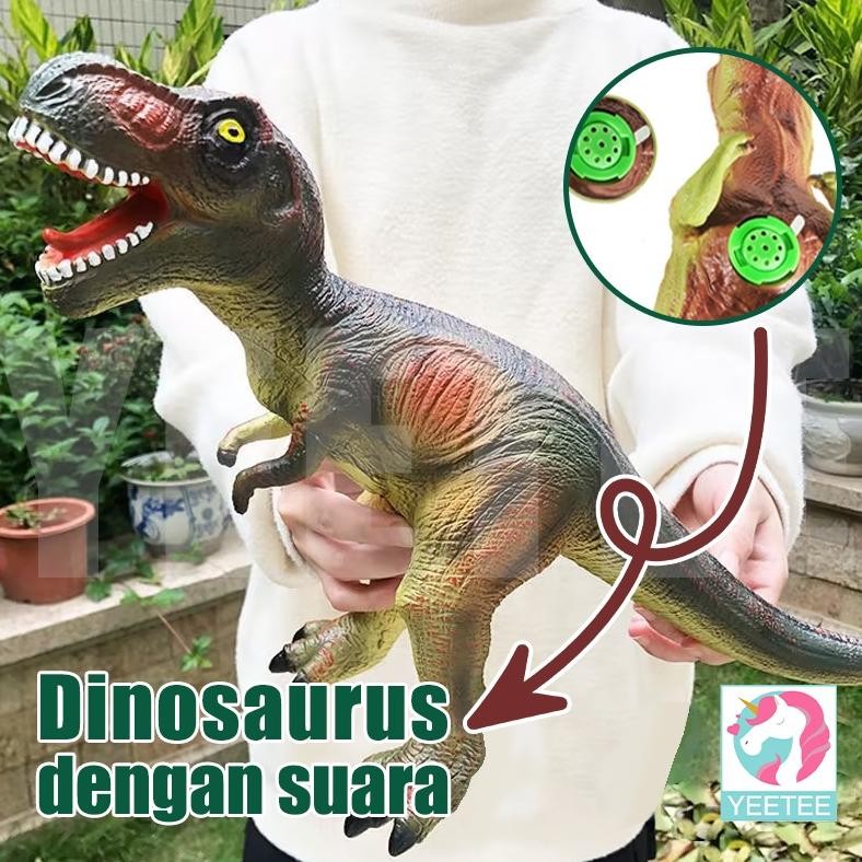 ''Terlaris" Mainan Dinosaurus Besar Mainan Dinosaurus Karet Lunak Besar /Figure Dinosaurus Karet Mur