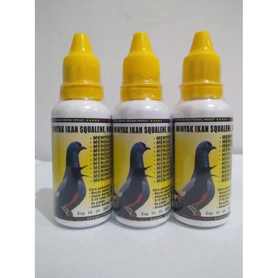 

Terlaris Minyak Ikan Squalene Vitamin Murai Batu Kacer