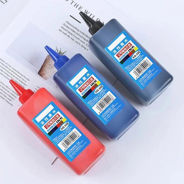 

RB Tinta Spidol | Tinta Refill Spidol Permanen | Isi Tinta Spidol Permanen | Permanent Marker Ink Refill Hitam