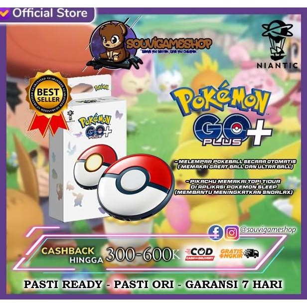 PALING MURAH Pokemon GO Plus+ / Pokemon GO Plus Plus Original Niantic Berkualitas