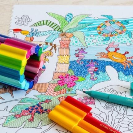 

RB Faber Castell Connector Pen 50 Colors Spidol Warna ++