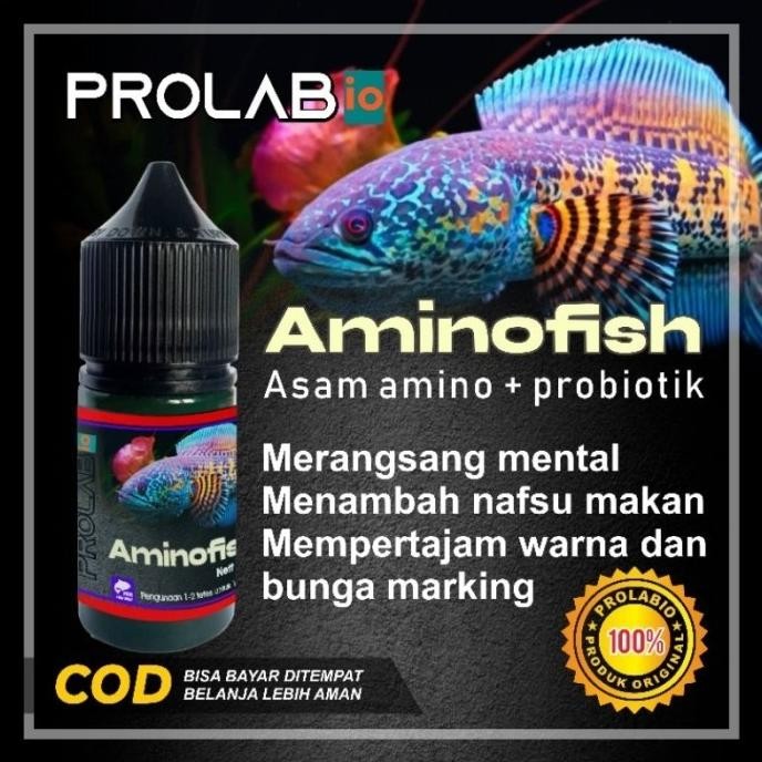 Terlaris Vitamin Ikan /Amino Fish Asam Amino/ Obat Ikan / Prolabio Chana