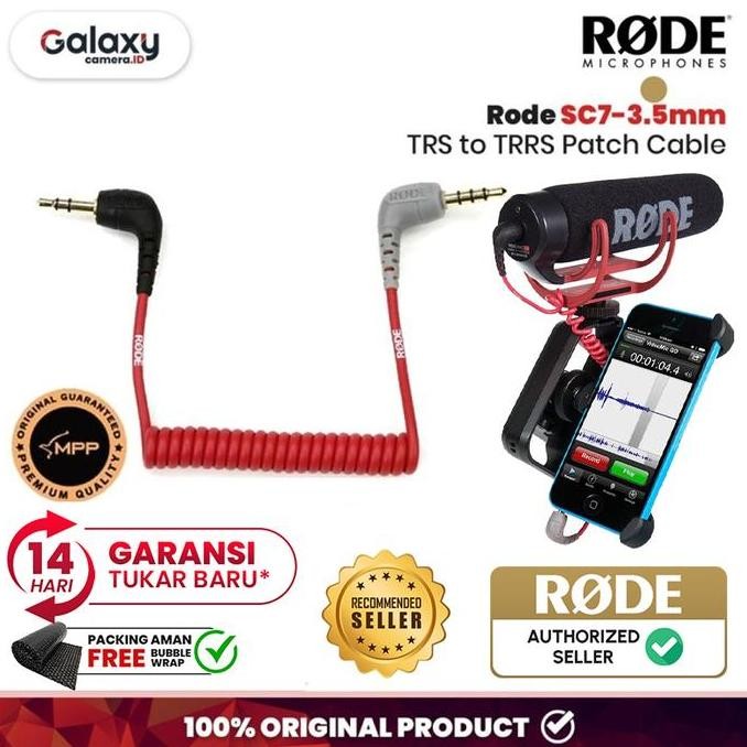 Rode SC7 - TRS To TRRS Patch Cable Asli