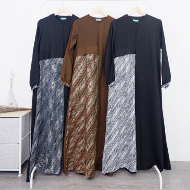 SY Abaya Gamis Batik | Gamis Etnik | Abaya Batik | Batik Couple