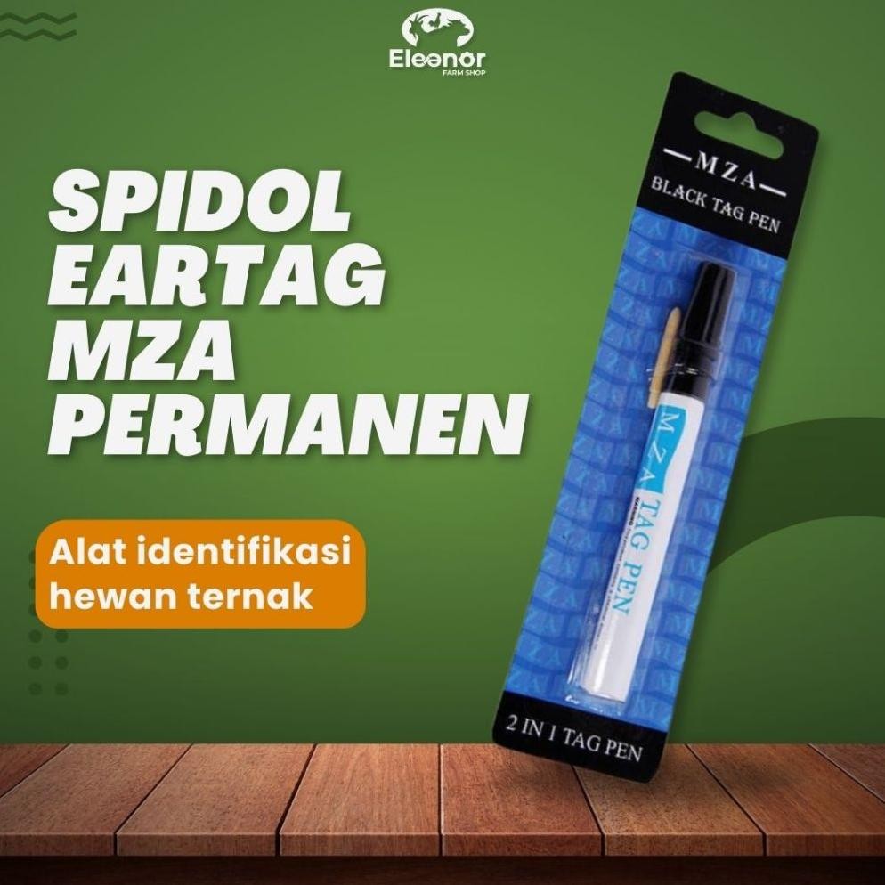 

Spidol Untuk Eartag Nec Tag Pen MZA Permanent Eartag Marker Warna Hitam BERKUALITAS