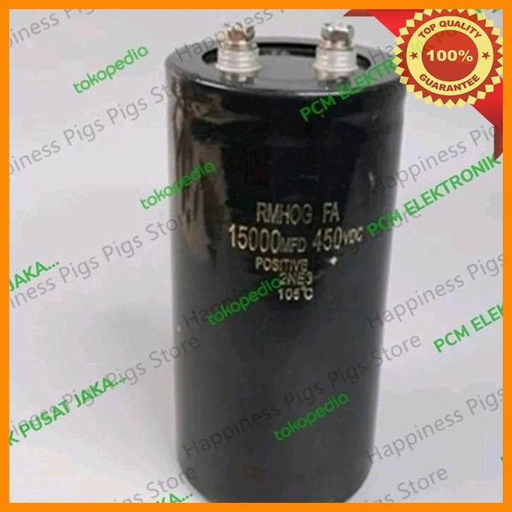 [PEP] ELCO ELKO 15000UF 15.000UF 15000 15.000 UF 400V 400VOLT 400 VOLT 9X16