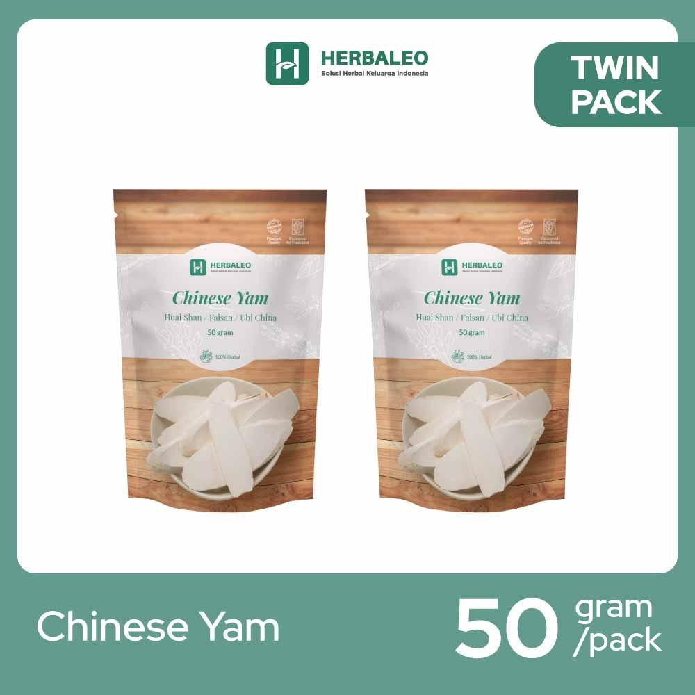 

NEW PRODUCT HERBALEO - TWINPACK CHINESE YAM 50 GRAM ( HUAI SHAN / FAISAN NATURES TOUCH.