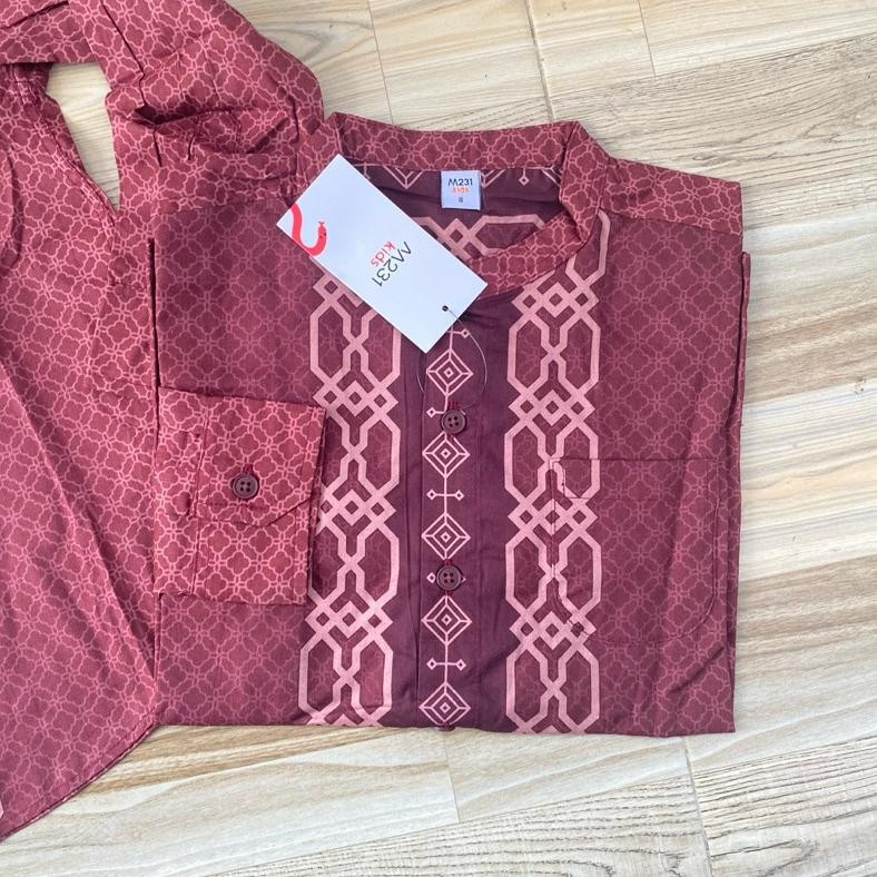 Premium 912B 913B Kemeja Koko Couple Katun Anak Dewasa M231 M231Kids Prermium