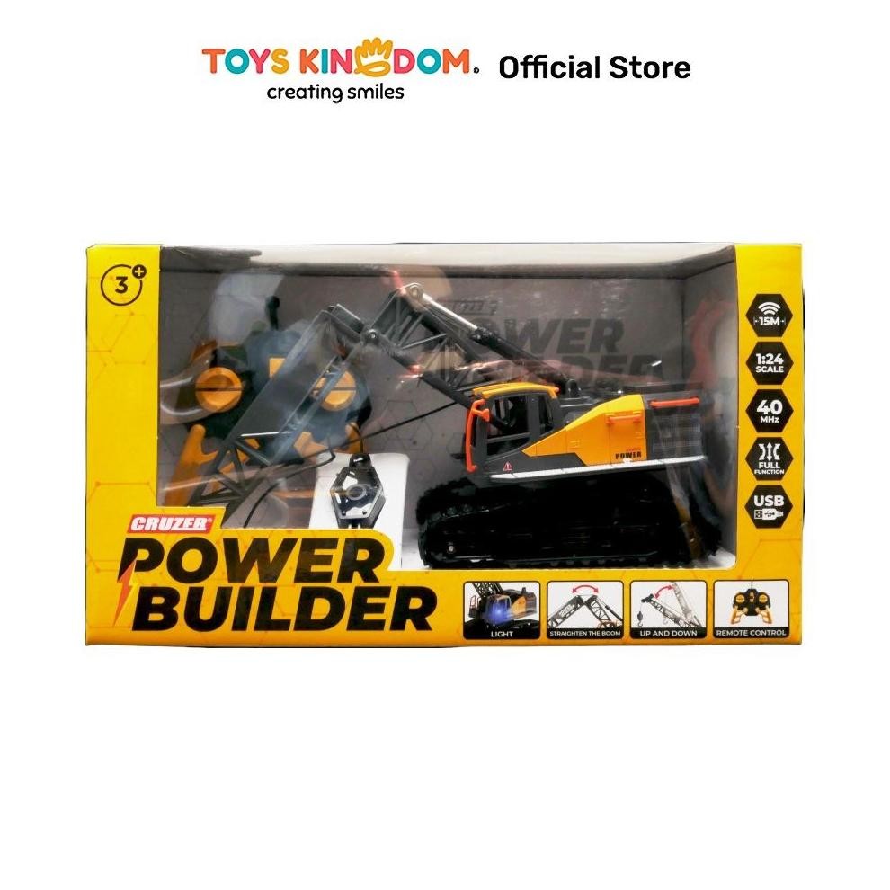 Toys Kingdom Cruzer Power Builder Crane Remote Control 124 Toys Kids Toy Mainan Kendaraan Dan Remot 