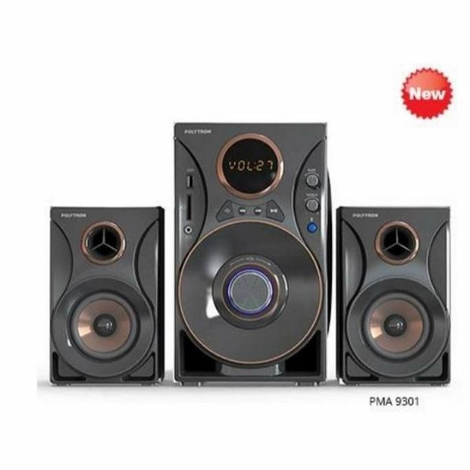 Politron Multimedia Audio Speaker Portable Pma 9310 Bluetooth New Stok