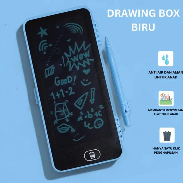 

Wdr-75 Drawing Box Kotak Pensil Dan Papan Coret Kreatif Anak Dengan Digital Pad Edukasi/Tempat Pensil Anak/ Digital Pad EdukasiHibio Present