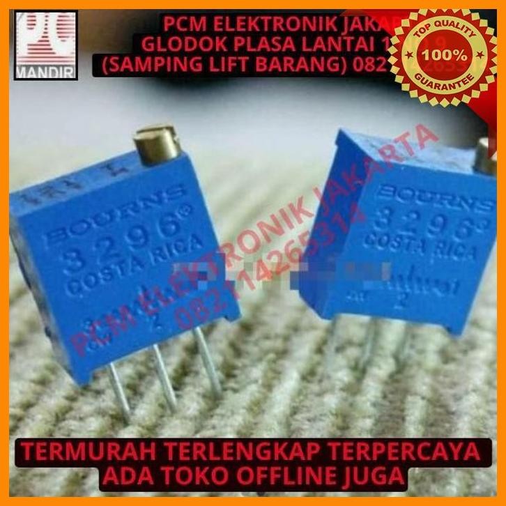 [PEP] TRIMPOT VR BOURNS 3296 COSTARICA ASLI ORIGINAL 500 K 500K OHM 500KOHM