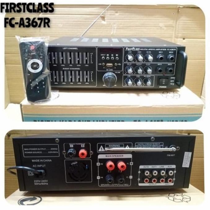 Amplifier Bluetooth Firstclass Fc A367R/ Ampli Fc A367R/ Original New Stok