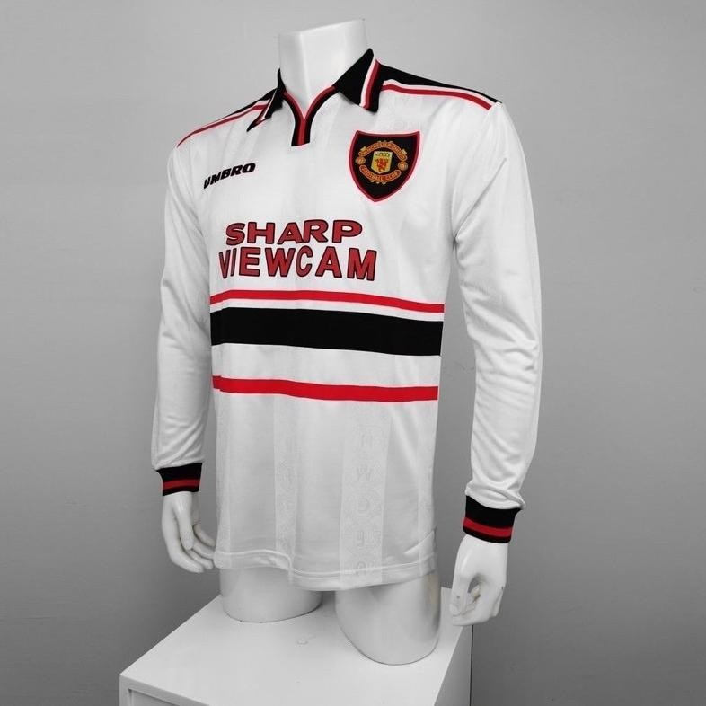 Promo (Long Sleeve) Retro | Jersey Retro Mu Away Logo Perisai 1999 Ls Prermium