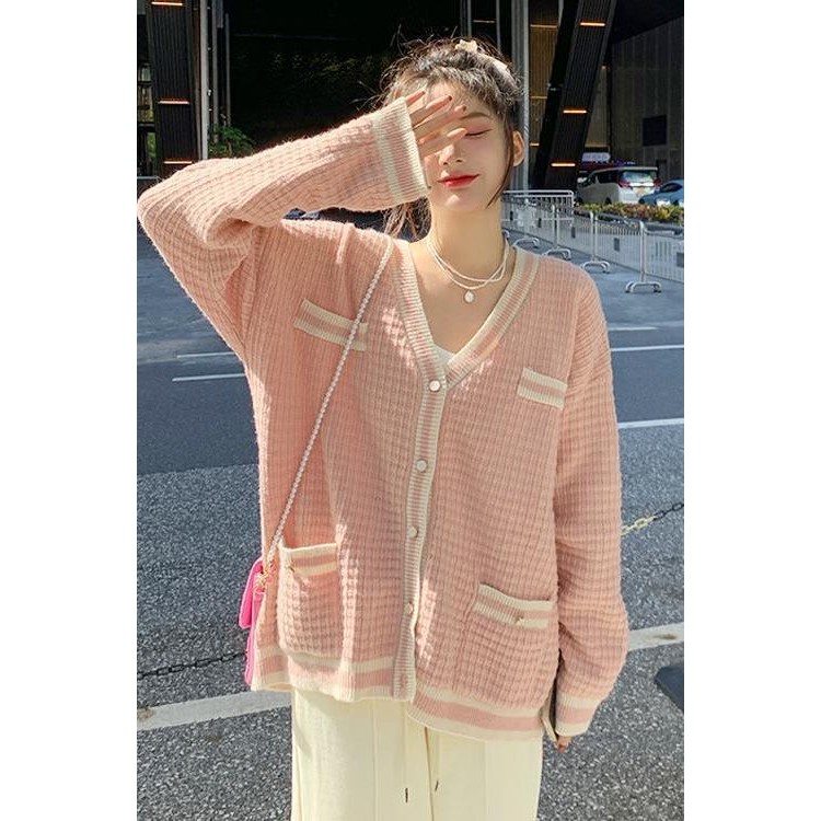 Chanel Style Sweater Cardigan Coat Women Knitted Top