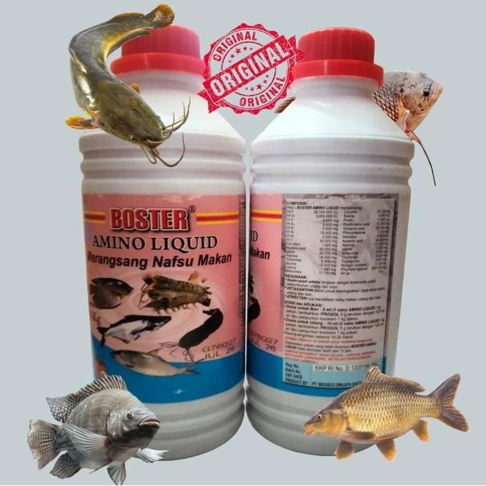 Terlaris Boster Amino - Vitamin Ikan 1 Liter