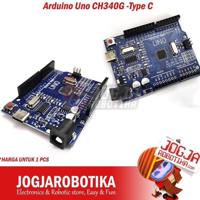 Arduino Uno Ch340G Ch340 Smd -Type C Tipe C New Stok