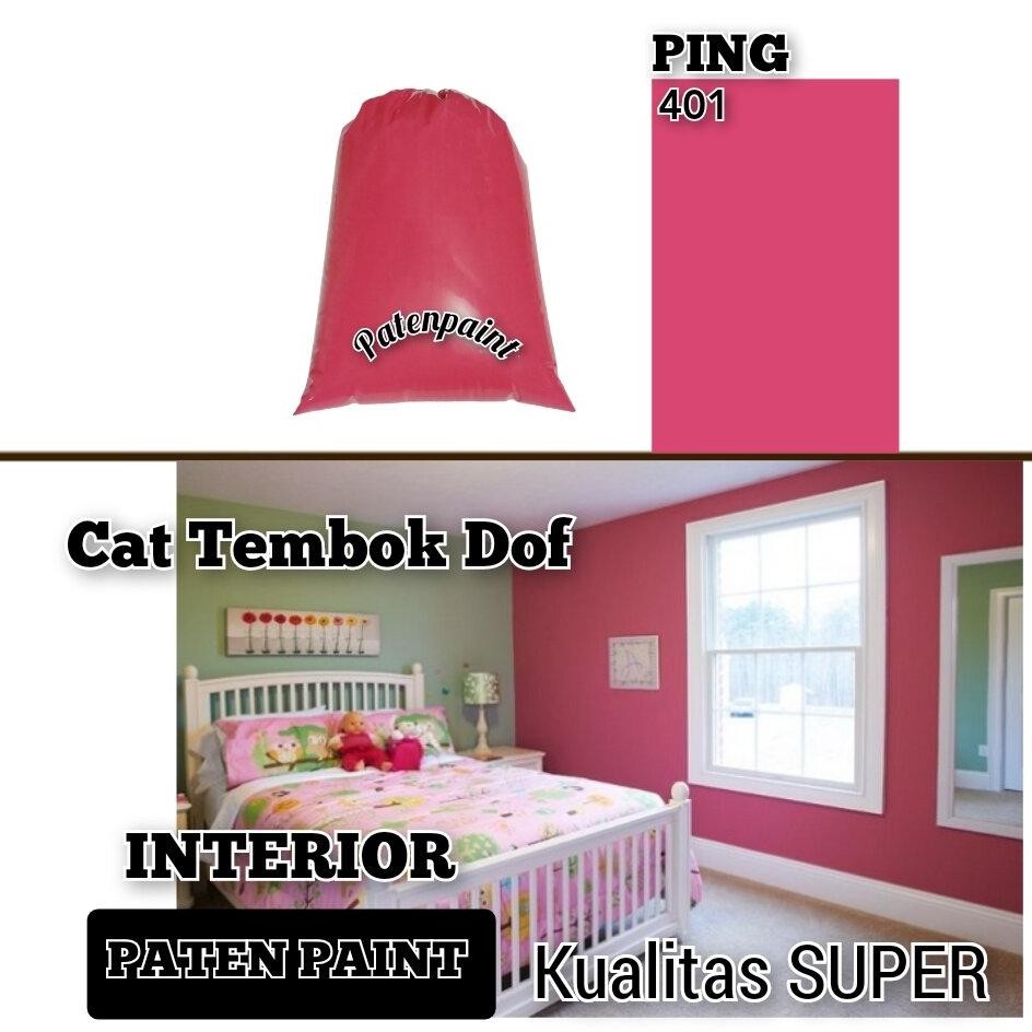 CAT TEMBOK / CAT TEMBOK KUALITAS SUPER / CAT TEMBOK 1 KG / CAT TEMBOK WARNA PING PANTA / CAT TEMBOK 