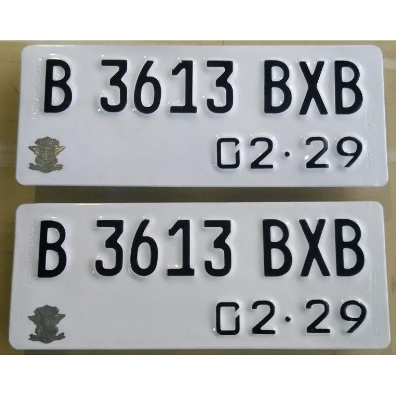 PLAT NOMOR MOTOR BAUT TANAM ANGKA BARU