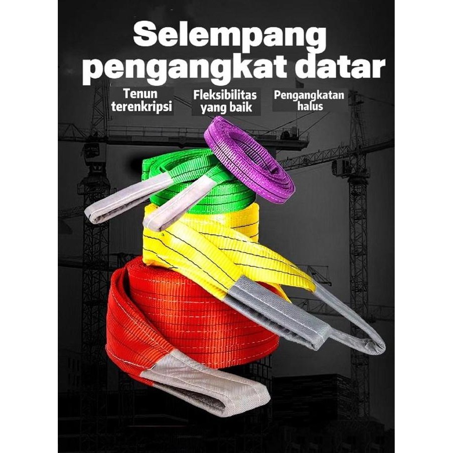 . webbing sling belt 5 ton x 6 meter