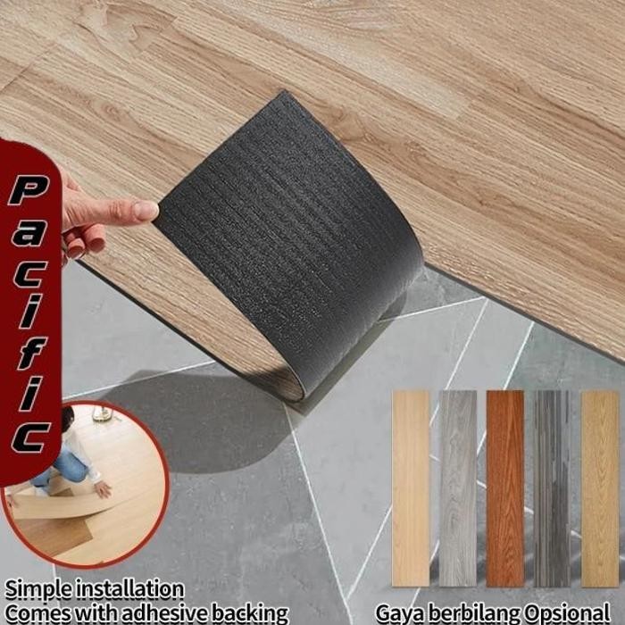 Promo Dtg Promo Lantai Vynil / Sticker Vinyl Lantai Bahan Pvc Ukuran 91.4Cm X 15.2Cm Wallpaper Lanta