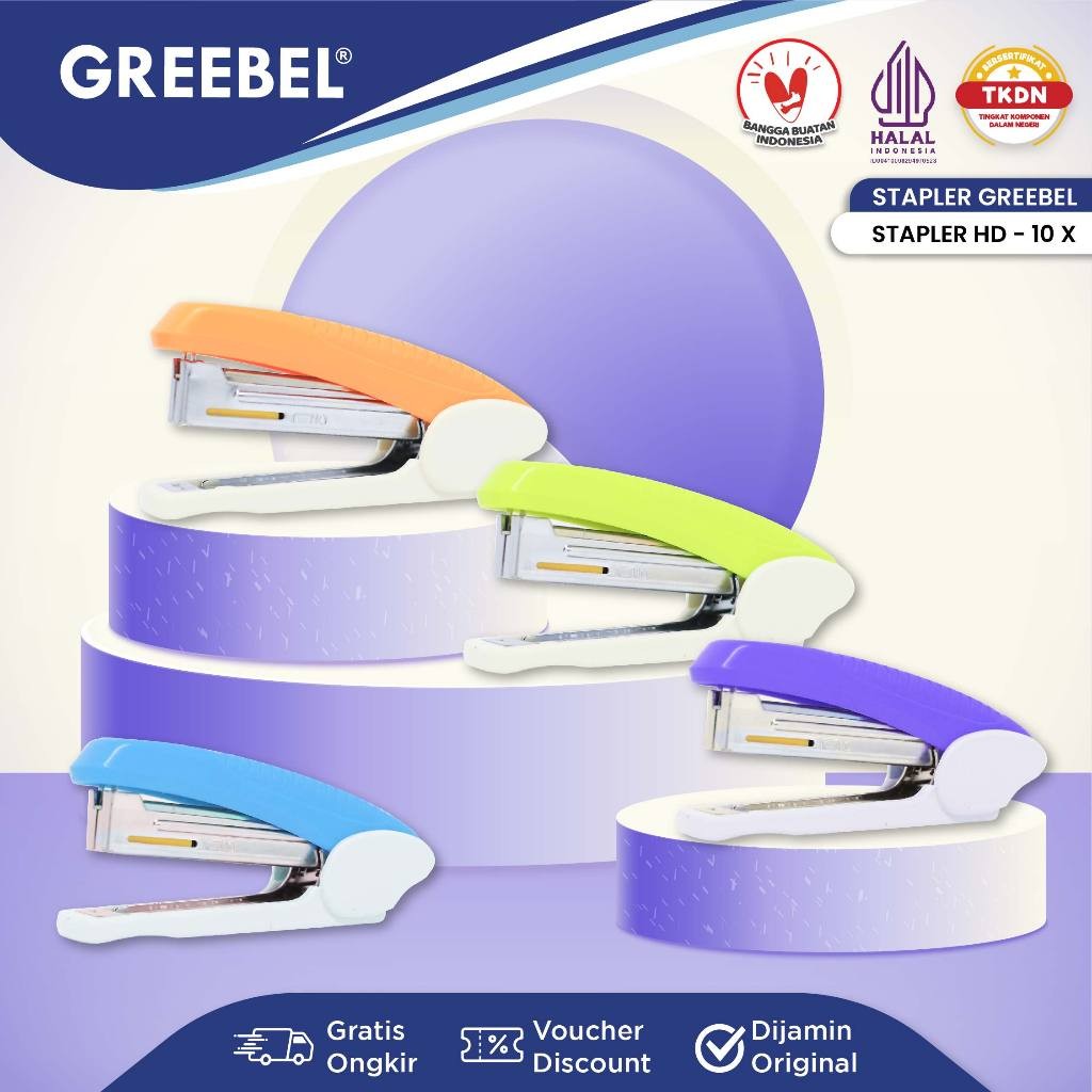 

GREEBEL Stapler Stepler Jepretan (HD- 10X) / Staples Anak Lucu