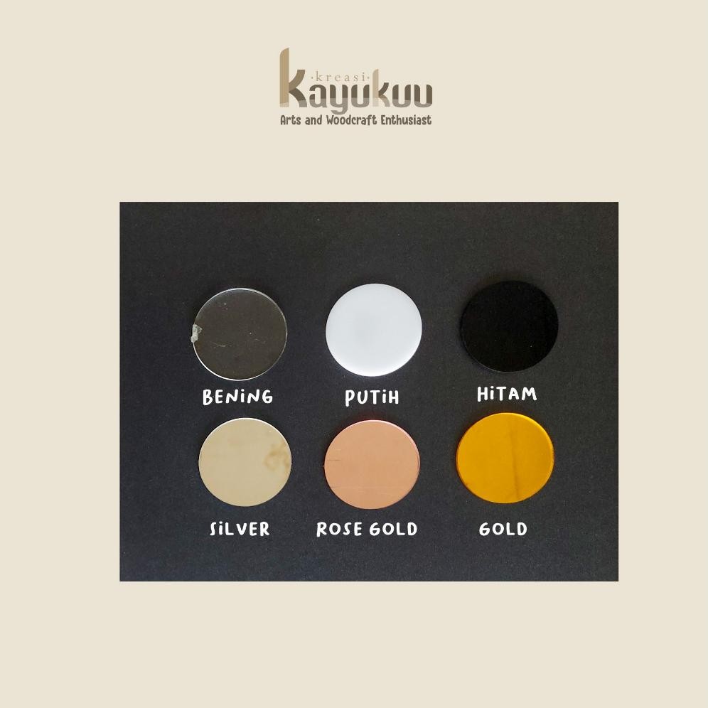 Kreasikayukuu Kaligrafi Khoirunnas Anfa'uhum Linnas Hiasan Dinding Akrilik + Kayu Plywood 5mm