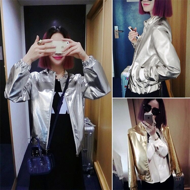 Men's Glossy Jacket Coat