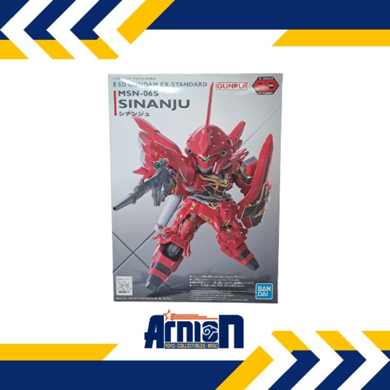 Model Kit SD Gundam EX-Standard MSN-06S Sinanju
